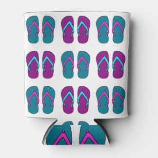 Teenslippers: Helder Wit . Blikjeskoeler