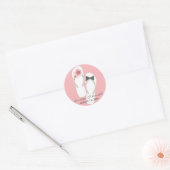 Teenslippers Hibiscus Beach Wedding Sticker (Envelop)