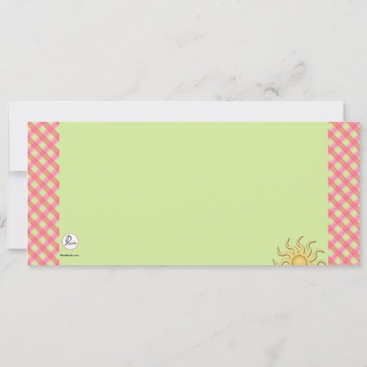 teenslippers in een Row-uitnodiging Kaart (Achterkant)