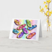 TEENSLIPPERS Kaarten (Gele Bloem)
