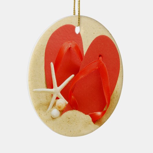 Teenslippers Keramisch Ornament (Rechts)