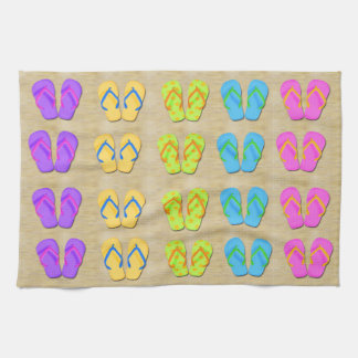 teenslippers keukenhanddoek