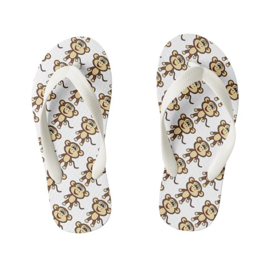 Teenslippers, Kinderen/apen Kinder Teenslippers (Voetbed)