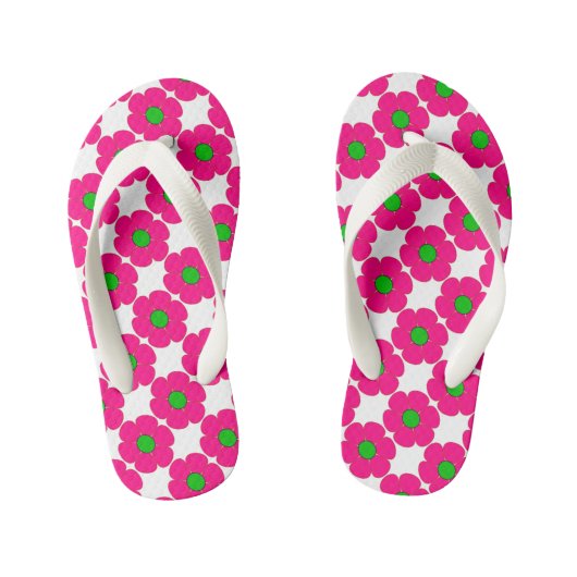 Teenslippers, Kinderen/bloemen Kinder Teenslippers (Voetbed)