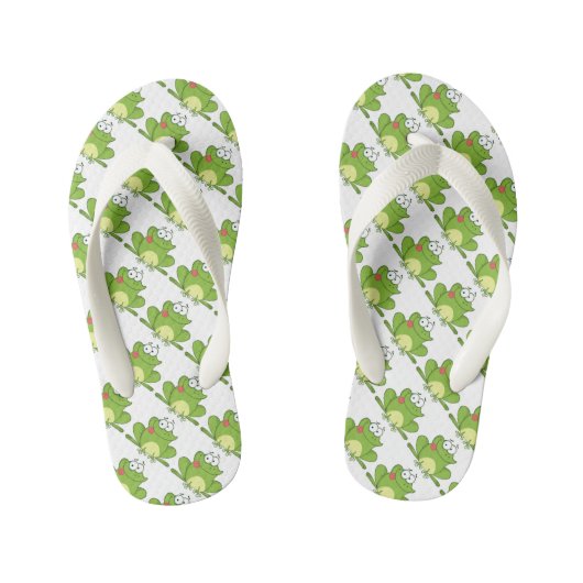 teenslippers, Kinderen en kikkers Kinder Teenslippers (Voetbed)