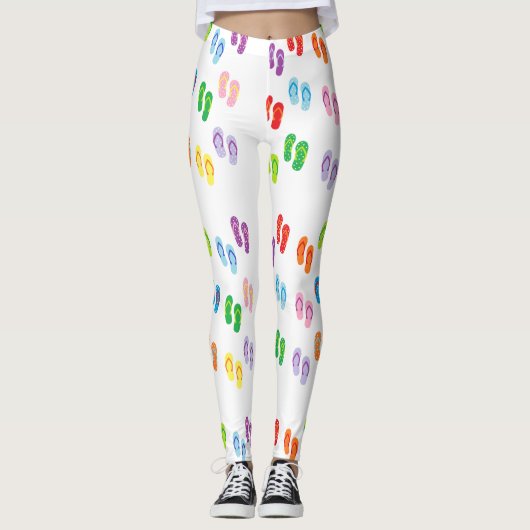 "Teenslippers" Leggings (Voorkant)