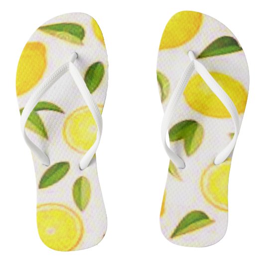 Teenslippers Lemon (Voetbed)