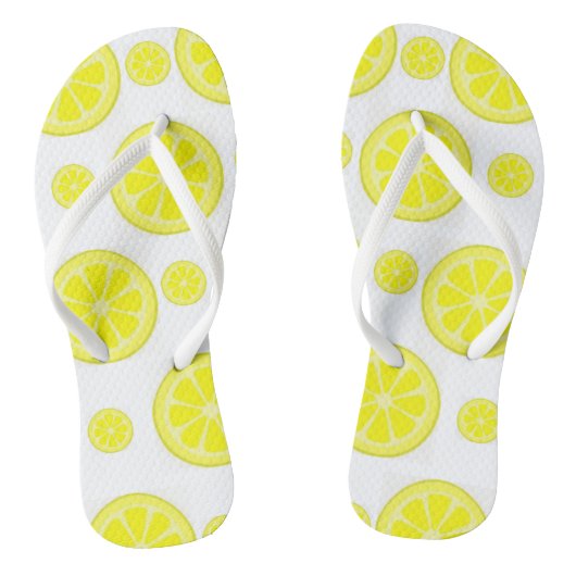 Teenslippers Lemon (Voetbed)