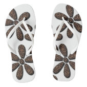 Teenslippers Leopard (Voetbed)