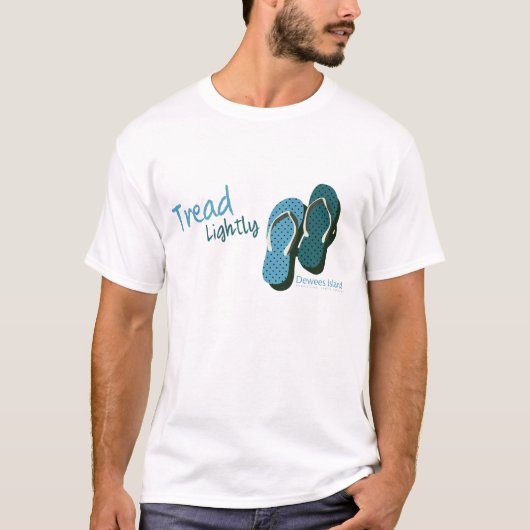 teenslippers lezen lichtjes t-shirt (Voorkant)