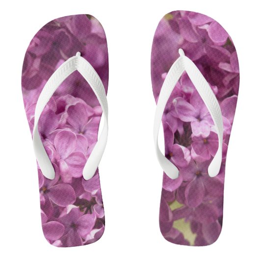Teenslippers Lilacs Flowers (Voetbed)