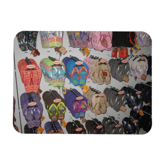 Teenslippers Magneet (Horizontaal)