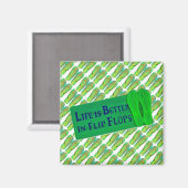 Teenslippers Magneet (Voorkant / Achterkant)