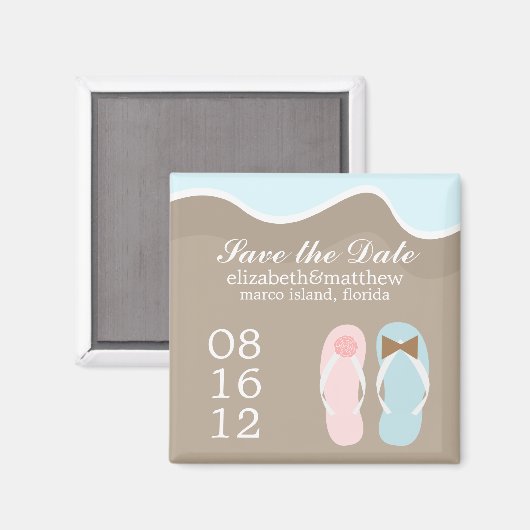 Teenslippers Magneet (Voorkant / Achterkant)