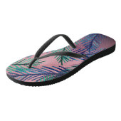 Teenslippers met botanische patronen (Schuin)