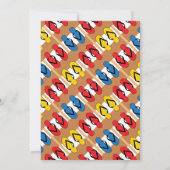 Teenslippers met de kleuropslag kaart (Achterkant)