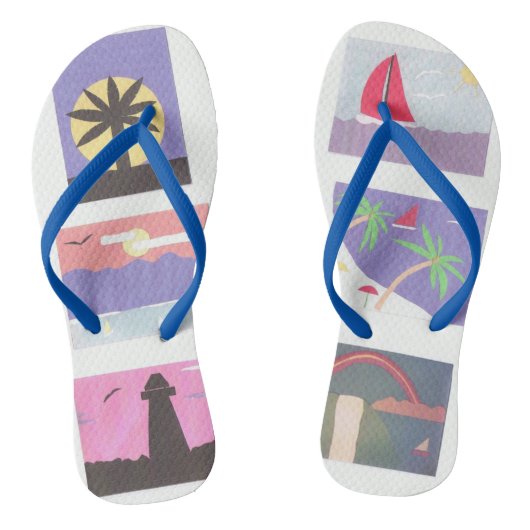 Teenslippers met de Teenslippers van de Scènes van (Voetbed)
