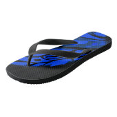 Teenslippers met een vettige vlinder (Schuin)