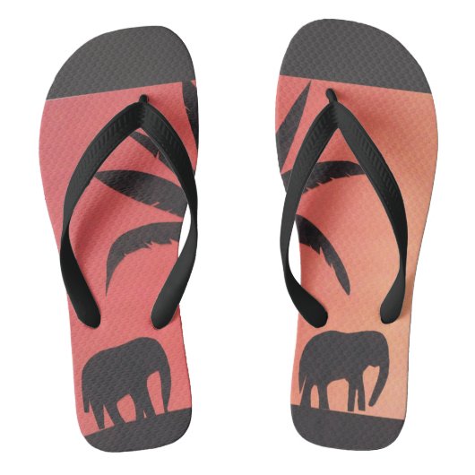 Teenslippers met ellefant design (Voetbed)