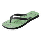Teenslippers met gepolijst driehoeken (Schuin)