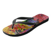 Teenslippers met meerdere kleuren van de Floral-Wi (Schuin)
