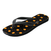 Teenslippers met pompoenen (Schuin)