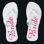 Teenslippers met roze bride<br><div class="desc">Roze bruine teenslippers.  Klik op Aanpassen. knop om tekst en meer toe te voegen!</div>