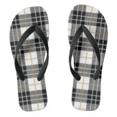 Teenslippers met zwarte en witte spelden (Voetbed)