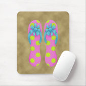 teenslippers Mousepad Muismat (Met muis)