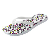Teenslippers/multigekleurde dierlijke afdruk teenslippers (Schuin)