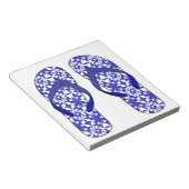 Teenslippers Notitieblok (Schuin)