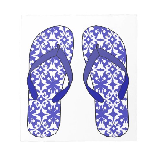 Teenslippers Notitieblok (Voorkant)