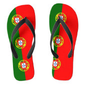Teenslippers onder Portugese vlag (Voetbed)