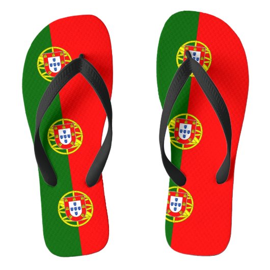 Teenslippers onder Portugese vlag (Voetbed)