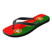Teenslippers onder Portugese vlag (Schuin)