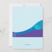 Teenslippers op de Line Invitation Kaart (Achterkant)