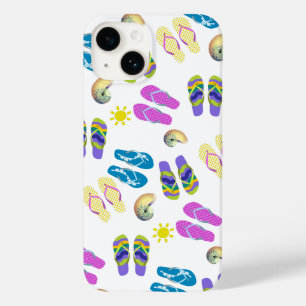 Teenslippers op het strand Case-Mate iPhone 14 hoesje