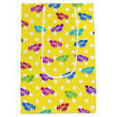 Teenslippers op Polka Dots Medium Cadeauzakje (Achterkant)