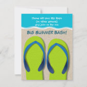 teenslippers op uitnodiging van de Beach Summer (Voorkant)