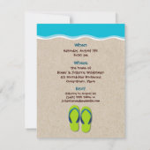 teenslippers op uitnodiging van de Beach Summer (Achterkant)