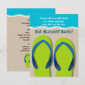 teenslippers op uitnodiging van de Beach Summer (Voorkant / Achterkant)