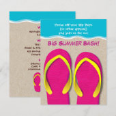 teenslippers op uitnodiging van de Beach Summer (Voorkant / Achterkant)