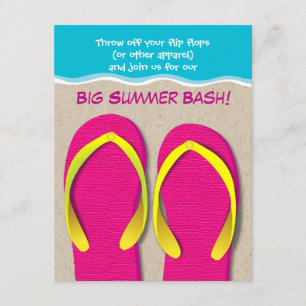 teenslippers op uitnodiging van de Beach Summer