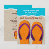 teenslippers op uitnodiging van de Beach Summer (Voorkant / Achterkant)
