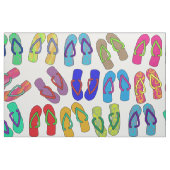 teenslippers op wit stof (Fat Quarter)