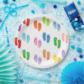 "Teenslippers" Papieren Borden Bordje (Feest)