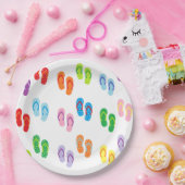 "Teenslippers" Papieren Borden Papieren Bordje (Feest)