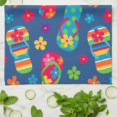 teenslippers patroon theedoek (Gevouwen)