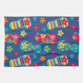 teenslippers patroon theedoek (Horizontaal)