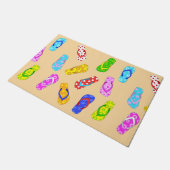 teenslippers Patroon Welkomstbank Deurmat (Schuin)